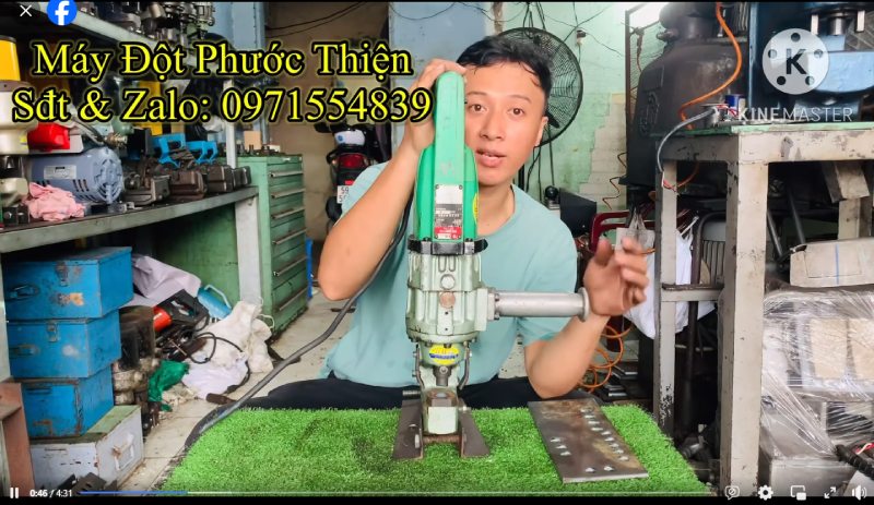 Hướng Dẫn Chi Tiết Vận Hành Máy Đột Lỗ Sắt Thép Cho Người Mới